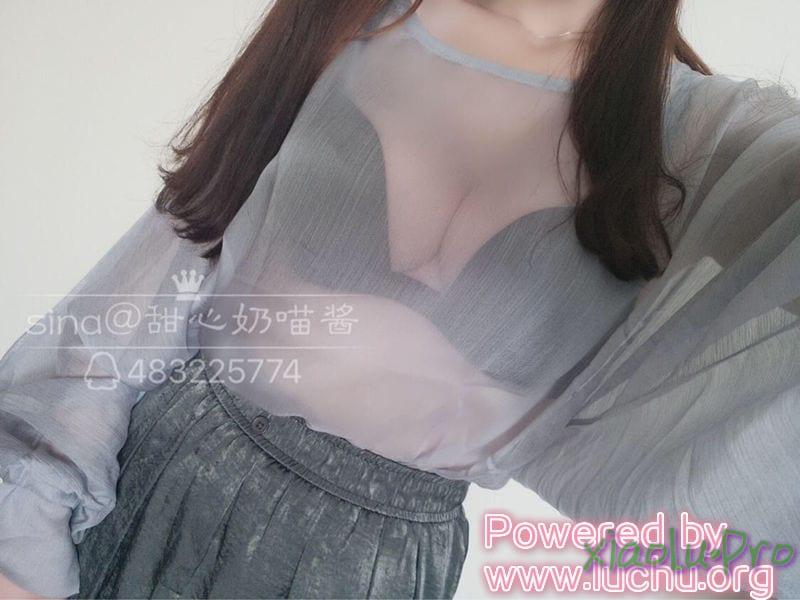 @甜心奶瞄酱 - 透视长袖外衣大胆在楼道里玩露出视频