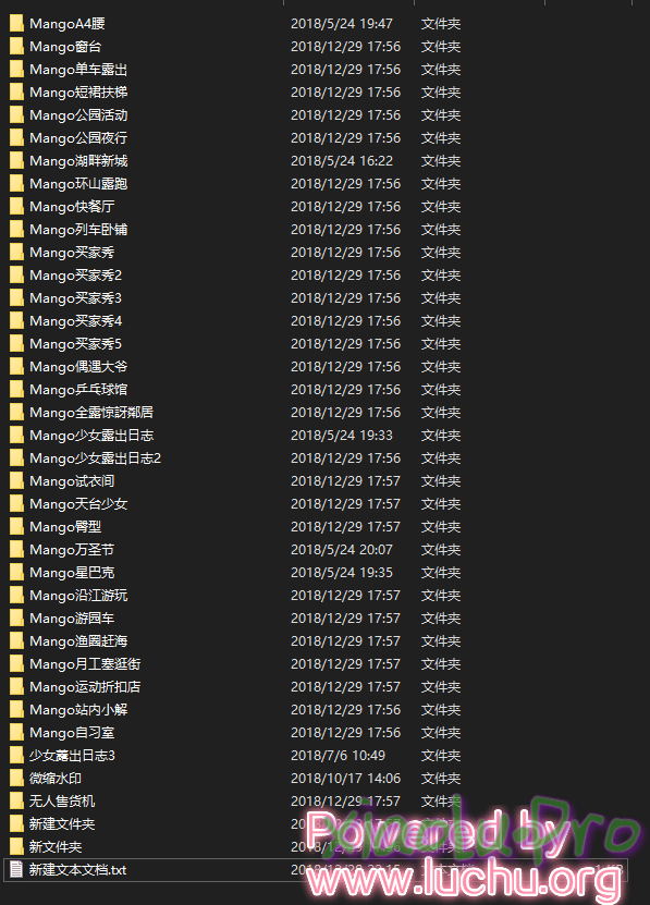 最新流出的芒果酱露出合集 34套 Tumblr 芒果酱