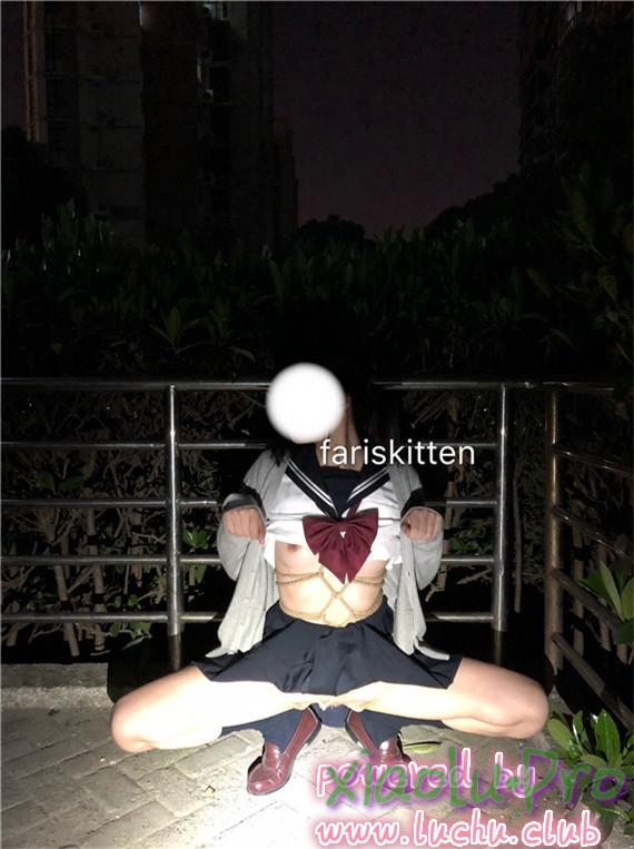 @Fariskitten - 大尺度私拍流出 猫形人偶啪啪 稚嫩萌妹子各种露出调教 720P
