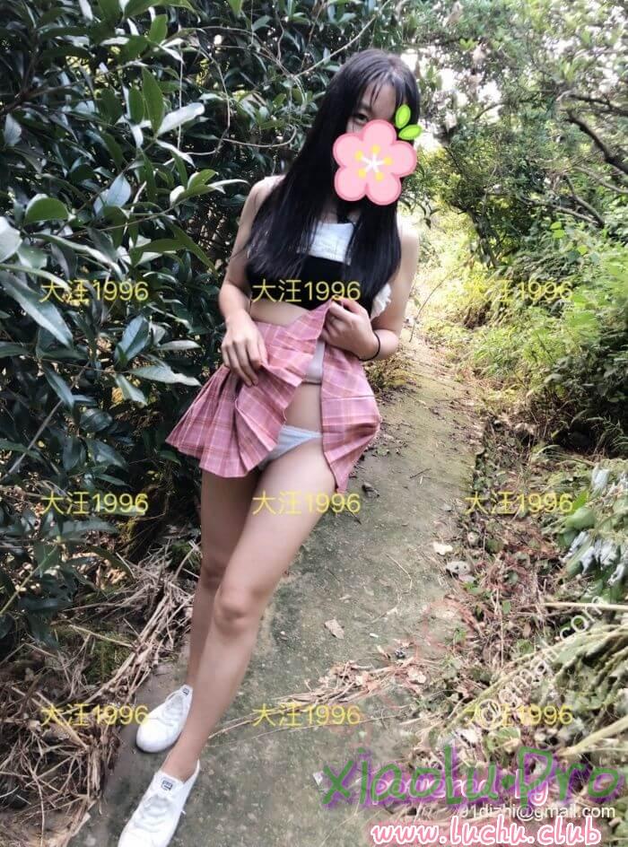 反差！少女的小清新露出