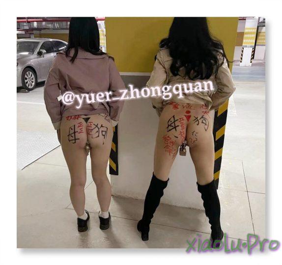 玉儿忠犬@yuer_zhongquan 露出图包视频