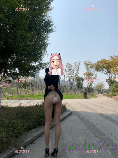 @有个美少女叫77 - 户外露出作品合集 [387P+15V/204M】