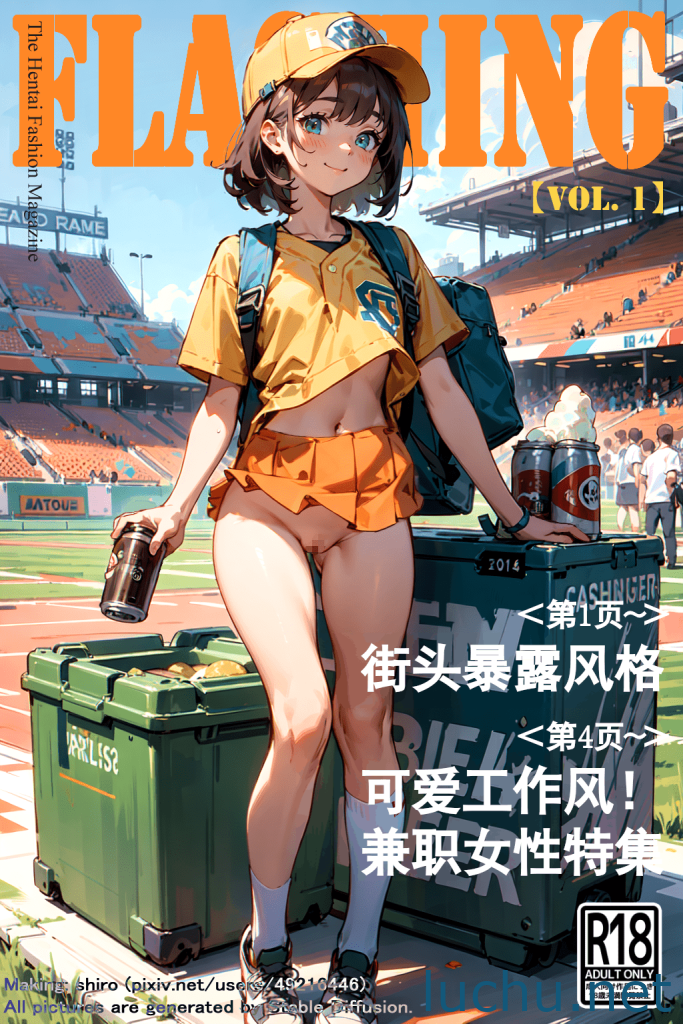 [AI作品] 《露出时尚》 Vol.1 [译本/17P/35.8M]