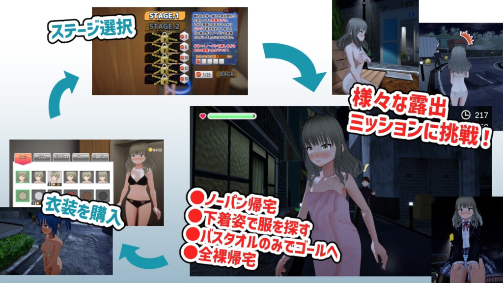 全裸回家 草薙凪沙的归家之路 2.1版本[Eng/PC/1.24G]