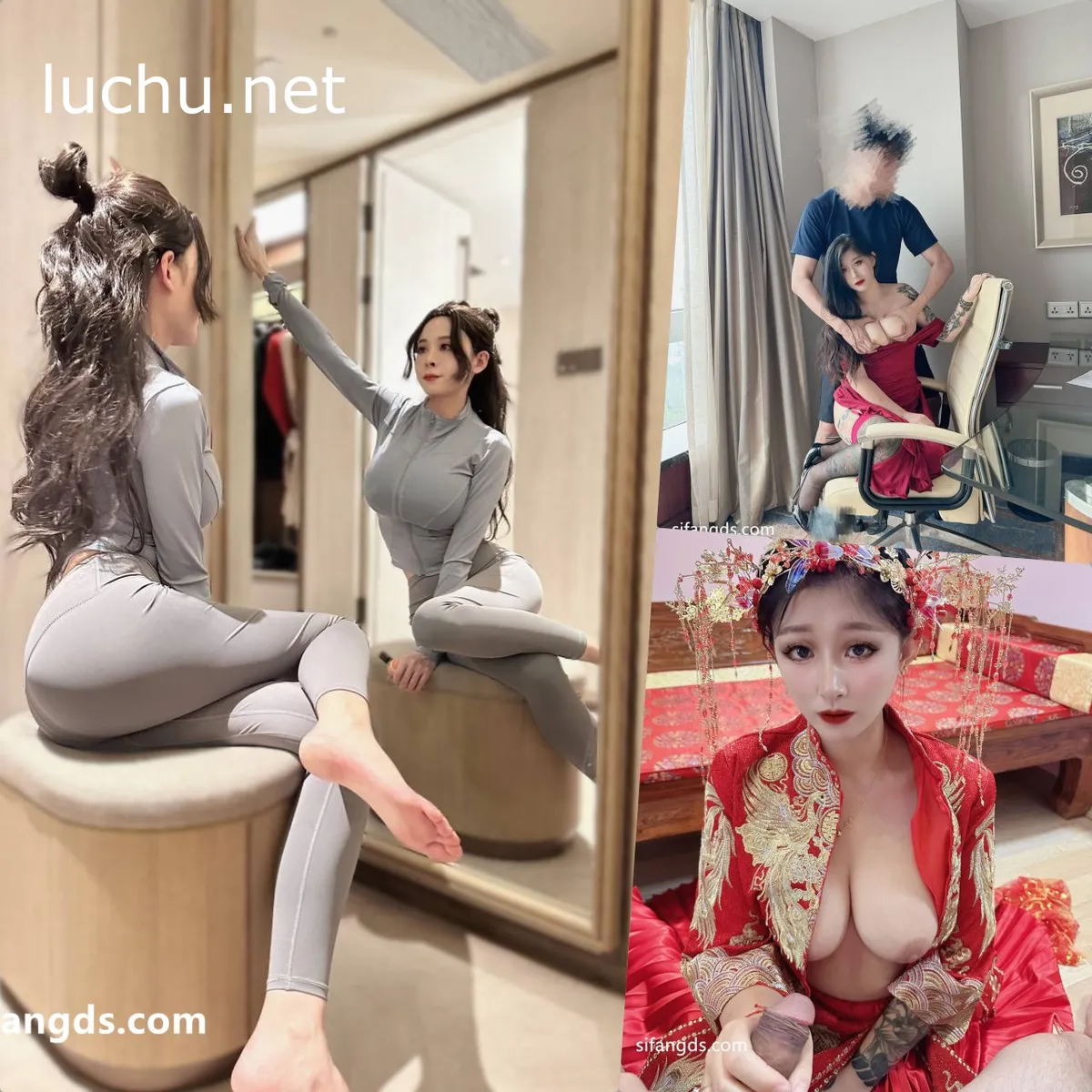 淫荡母狗@兔兔好闺蜜 (健身婊) 反差风骚新娘 观音坐莲花式啪啪 520P+1V (1.25G)