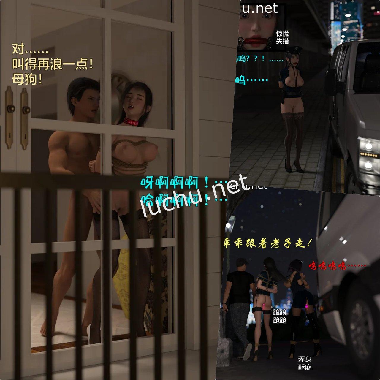 [3D漫画]smallflyingrat (小飛鼠) 黑丝女警队1-4 番外篇-林岚的旧相识1-4（1.04G）