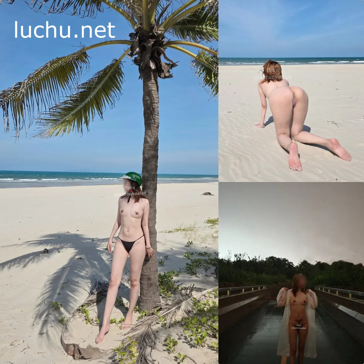 长腿博主Tatatheslut 户外露出调教狗爬 推特存档 33P+4V (21MB)