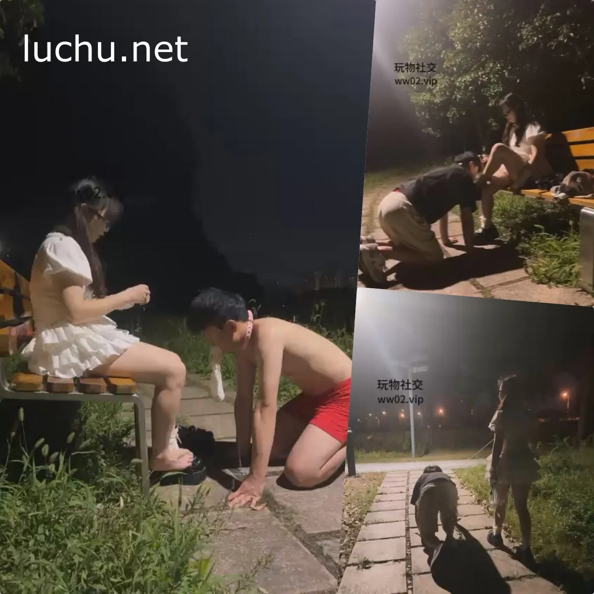 玩物主播斯酱葱 公园调教男奴露出 1V (355MB)