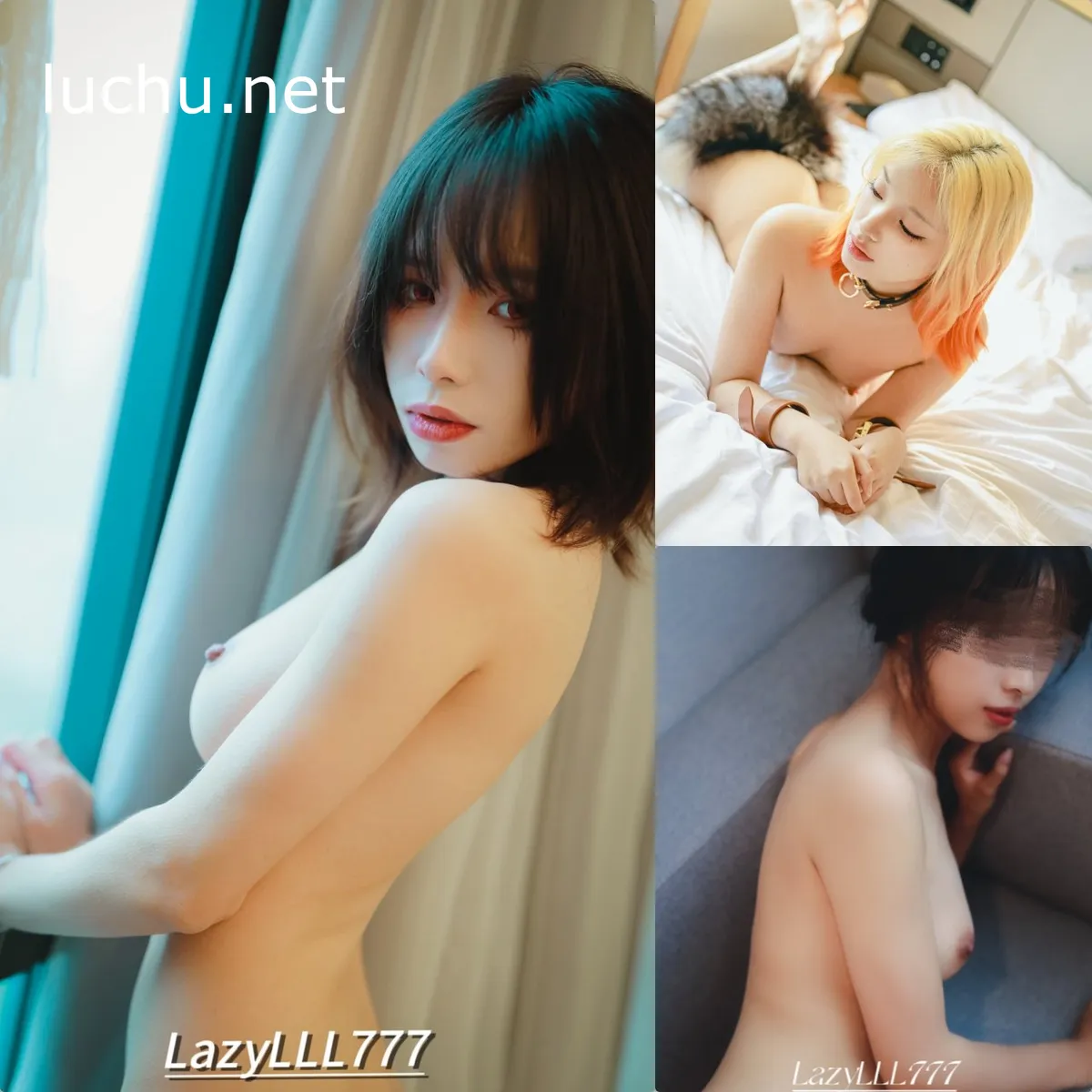 推特摄影师阿七LazyLLL777 人体摄影图片视频567P+14V (691MB)