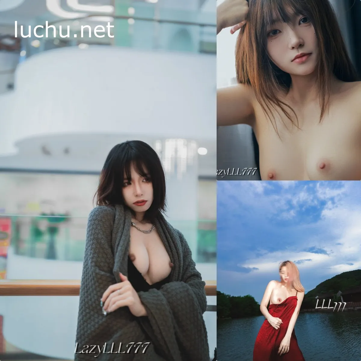 推特摄影师阿七LazyLLL777 人体摄影图片视频567P+14V (691MB)