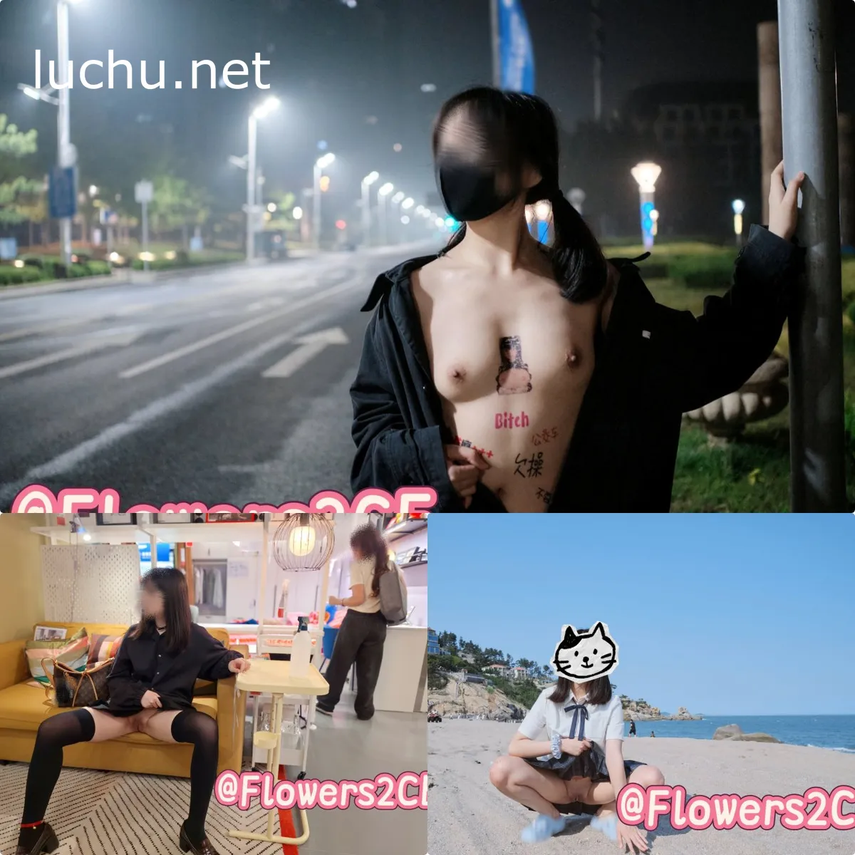 Flowers2CE 户外露出放尿图片视频合集 479P+47V (987MB)