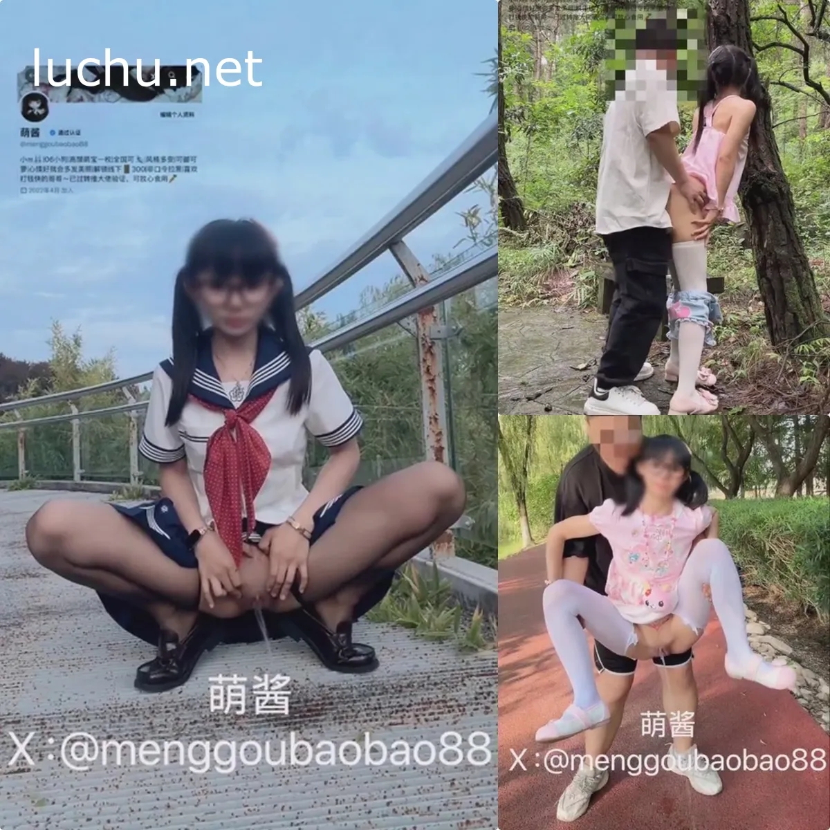 萌酱menggoubaobao88 金主的玩物 粉嫩少女户外露出放尿啪啪197P+126V (3.81GB)