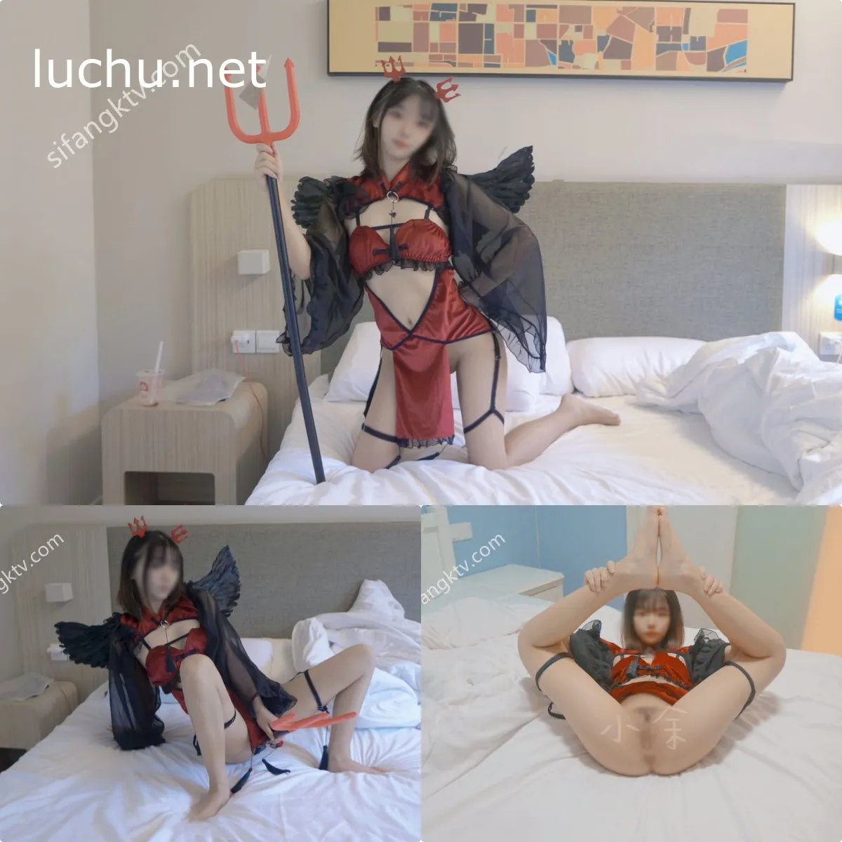 @小余 万圣COS 西施裸舞 62P+4V (582MB)