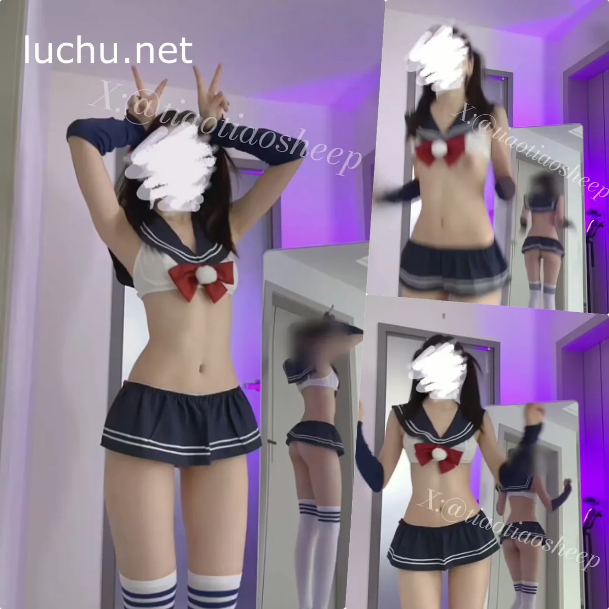 跳跳羊tiaotiaosheep 裸舞啪啪小视频 百变娇妻 无水印(96MB)