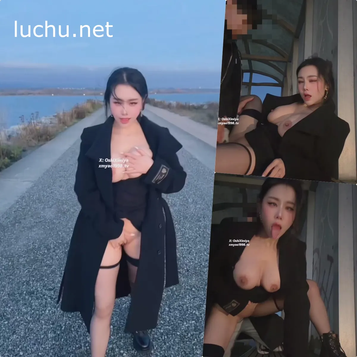 汐梦瑶 海边公园吃鸡啪啪2V (1.54GB)