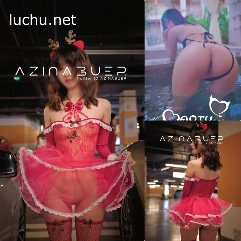 高颜值小姐姐AZINABUER (XIAYA+MAOTU) 12月推特户外露出图片视频存档(610MB)