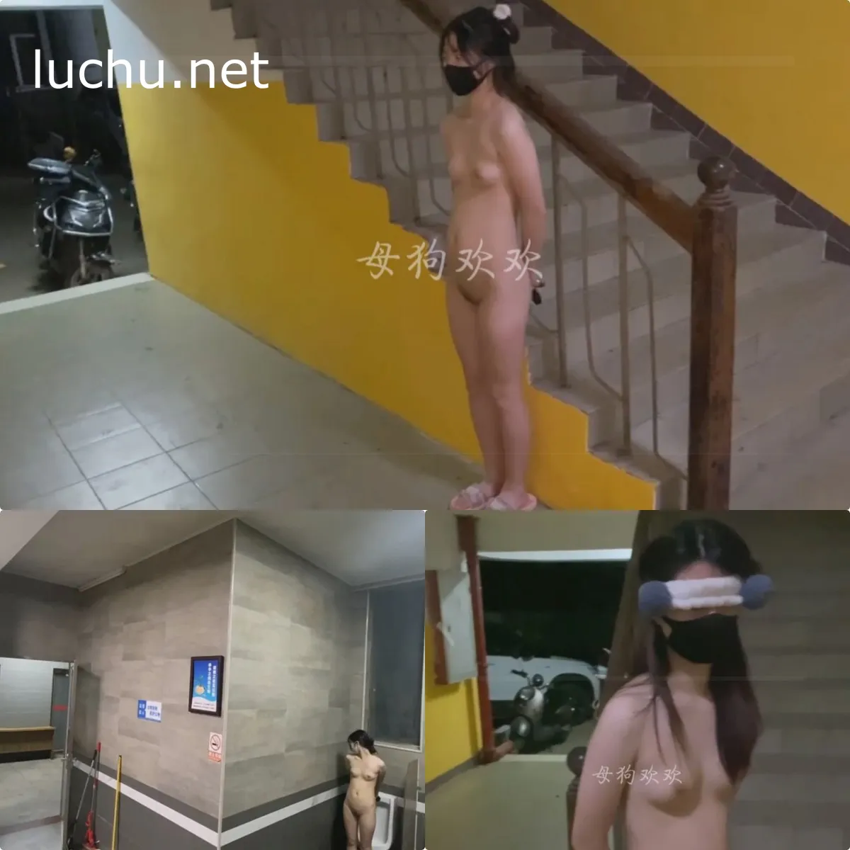 母狗欢欢(小欢宝@1314xiaohuan520) 户外露出勾引路人定制视频合集19V (4.94GB)