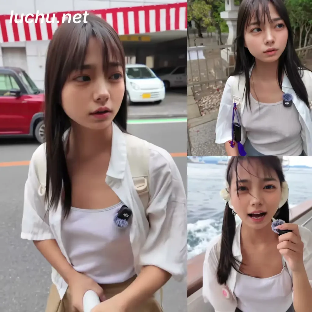 日本妹子nidone_ohasuya 户外散步走光短视频小合集 (315MB)