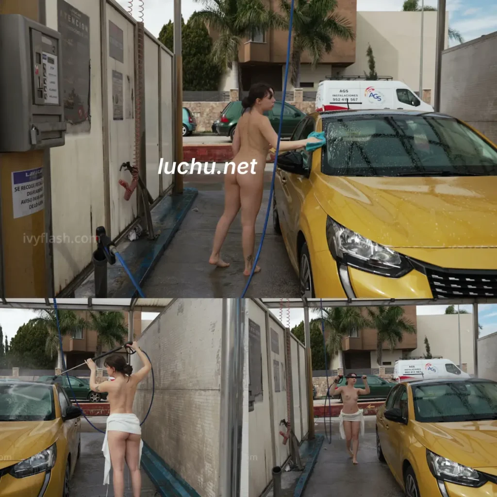 小姐姐ivy 街道路边全裸洗车 (1.33GB)