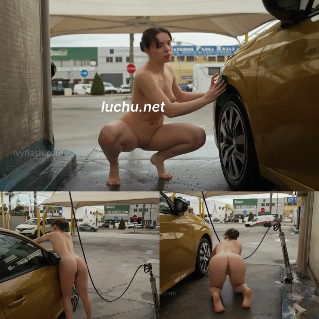 小姐姐ivy 街道路边全裸洗车 (1.33GB)