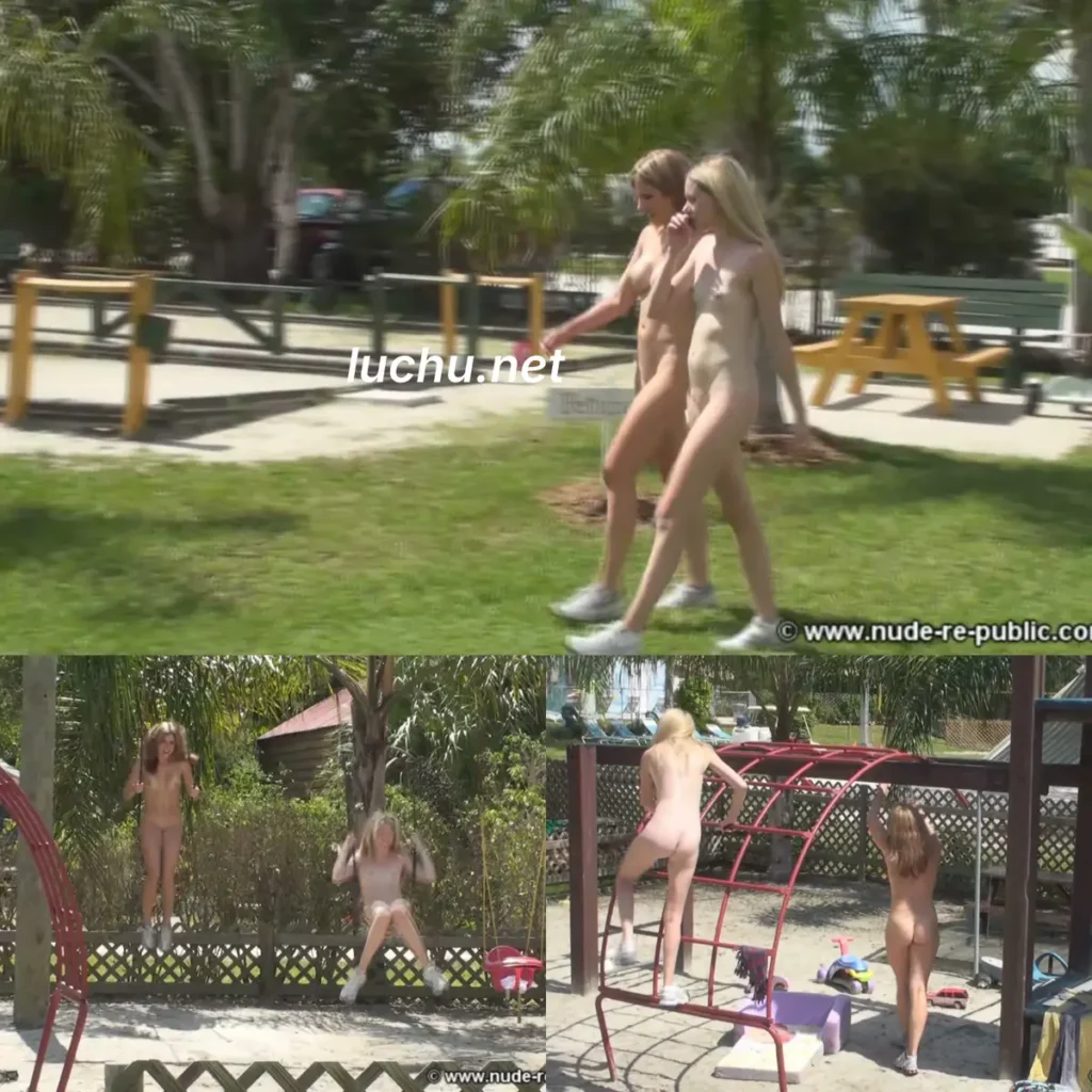 [Nude-Re-Public] Playground Playmates 小姐姐在游乐场露出 (165MB)
