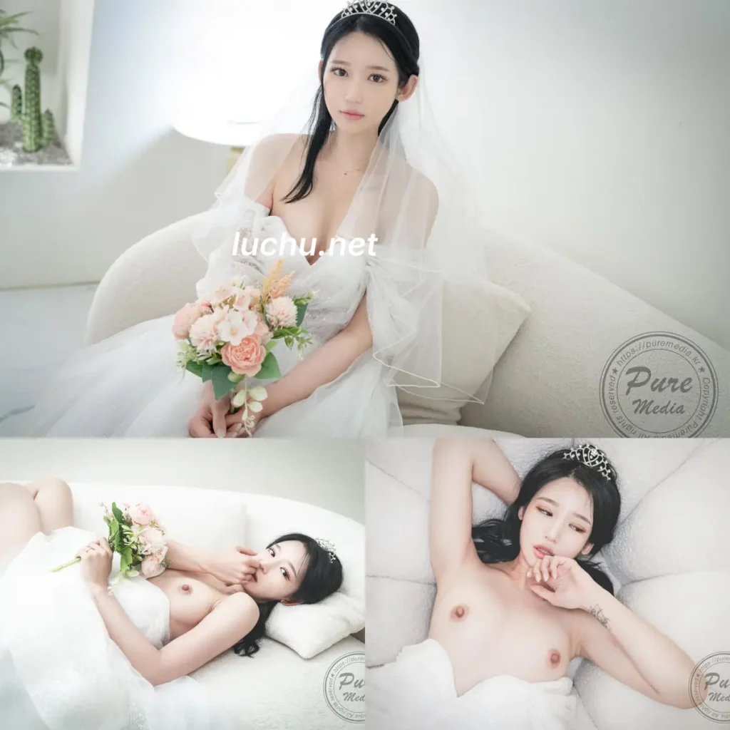 韩国模特Yeha Vol.202 白色新娘婚纱写真图包 (303MB)